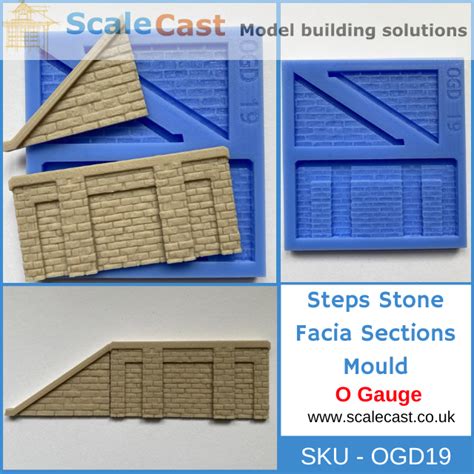 Model Railway Steps Facia Sections Mould For O Gauge Model Making