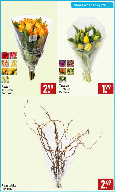 Rozen Tulpen Folder Aanbieding Bij Aldi Details