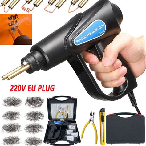 W Hot Stapler Plastic Welding Bumper Repair Kit Soldering Iron PVC Repairing Machine Repair