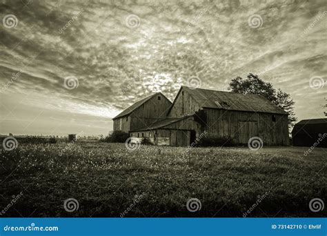 Vintage Farm Landscape stock photo. Image of agriculture - 73142710