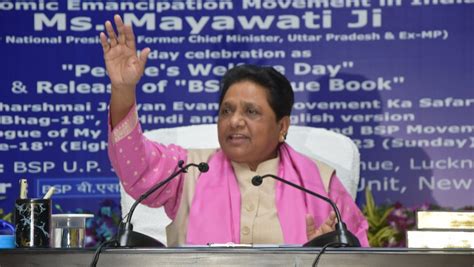 Bsp Chief Mayawati Rules Out Pre Poll Alliance Accuses Congress Of