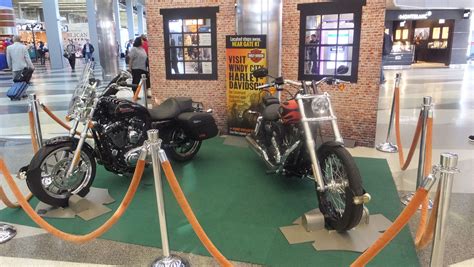 Ohares Harley Davidson Motorcycle Display Hits The Road Tonightbut