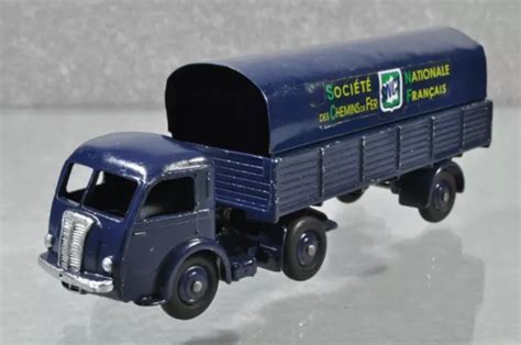 An Dinky Toys France Ab Tracteur Panhard Semi Remorque Sncf R