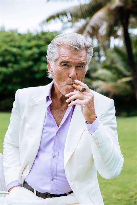 Pierce Brosnan Smoking The Cigarmonkeys