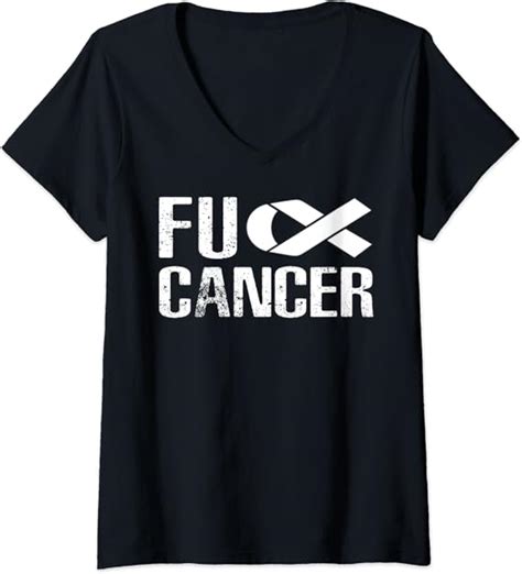 Amazon Womens Fuck Cancer TShirt Fu Cancer T Shirt Cancer