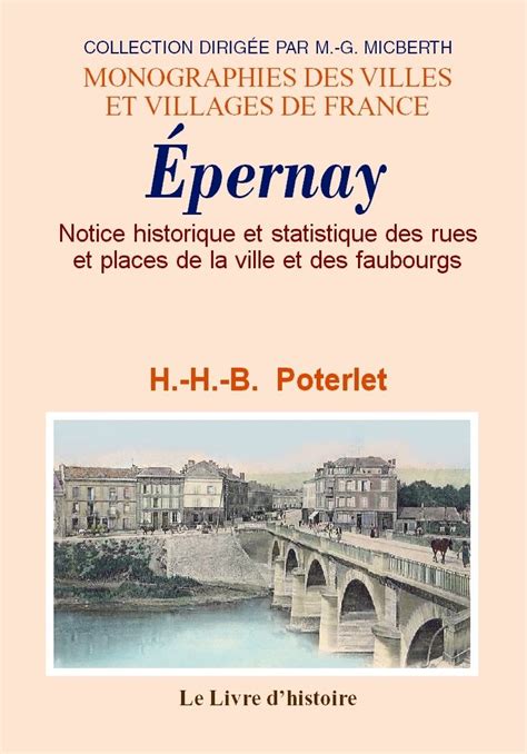 Amazon In Buy Epernay Notice Historique Et Statistique Des Rues Et