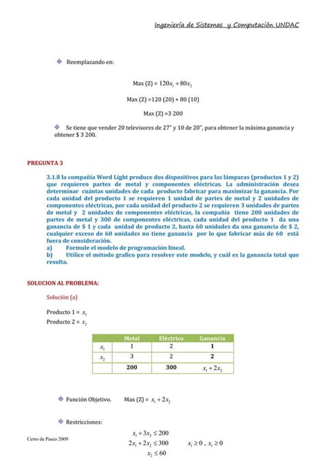 21066515 Ejercicios Resueltos De Programacion Lineal Pdf