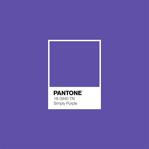 Purple Pantone Colors Chart