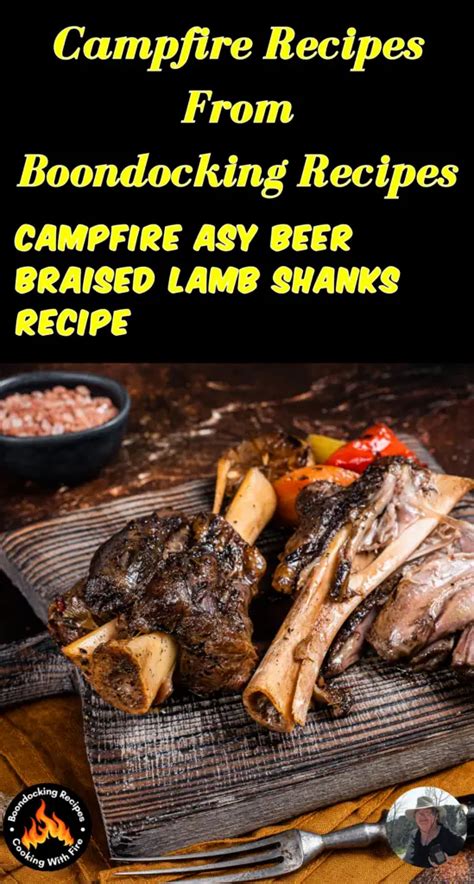 Campfire Easy Beer Braised Lamb Shanks Recipe