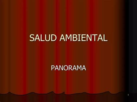 Ppt Salud Ambiental Powerpoint Presentation Free Download Id6183074