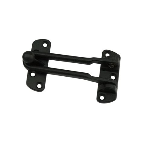 Matte black security door guard latch lock DGZ01-BK - Factory Price