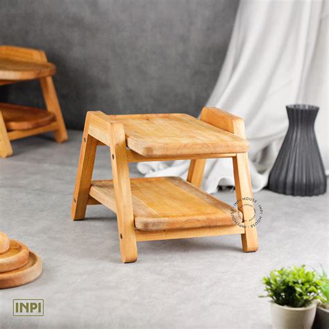 Jual Inpi House Stand Kayu Display Tatakan Kue Susun Stand Papan