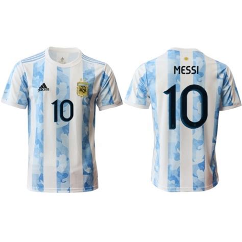 Camisetas Argentina Lionel Messi 10 Primera Equipacion 2020