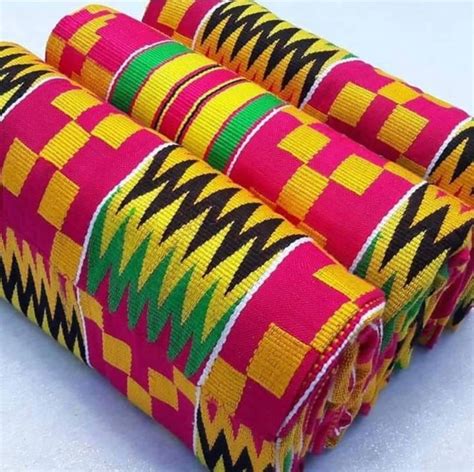 Authentic Kente 6 And 12 Yards Genuine Ghana Handwoven Kente Etsy