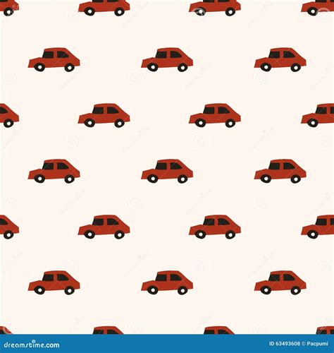 Seamless Cute Car Pattern Stock Illustration Illustration Of Sketch