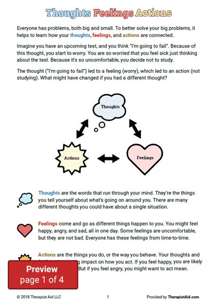 Cbt Therapist Aid Anger Management Worksheets