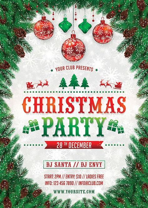 Christmas Party Flyer Christmas Flyer Christmas Party Christmas