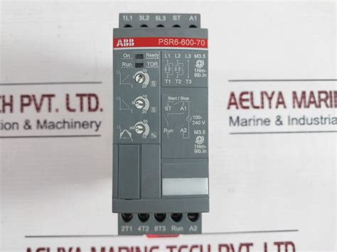 Abb Psr6 600 70 Soft Starter Ip20 Aeliya Marine