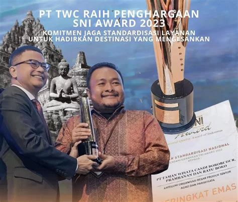 PT TWC Raih Peringkat Emas Di Ajang Penghargaan SNI Award 2023 Kabar BUMN