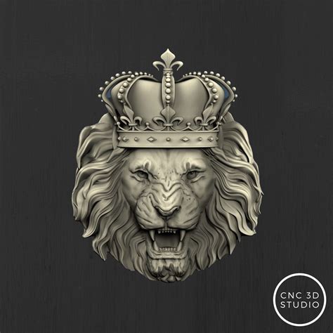 Lion Stl African Lion Stl Lion D Model Lion Crown D Model Aspire