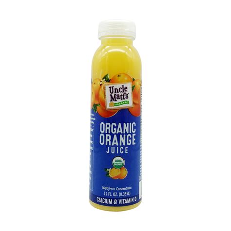 UNCLE MATT’S ORGANIC Organic Orange Juice (12 Fl Oz) | Wholefoods ...