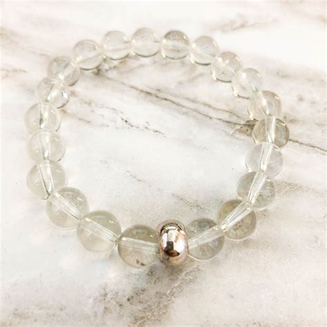 Amplify Energy Bracelet Clear Quartz Crystal Gemstone Etsy Crystal