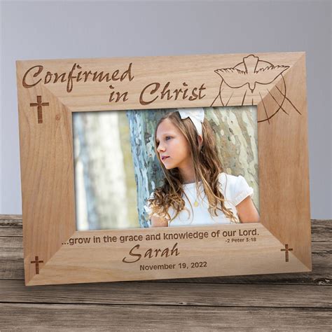 Engraved Confirmation Picture Frame Tsforyounow