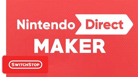 Make Your Own Nintendo Direct Youtube