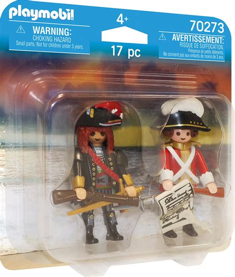 Buy Playmobil 70273 Pirate And Redcoat Duo Pack Fun Imaginative Role