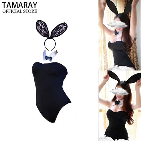 Sexy Lingerie Cute Bunny Girl Cosplay Costume Nightclub Uniform Temptation Set Slim Fit Jumpsuit