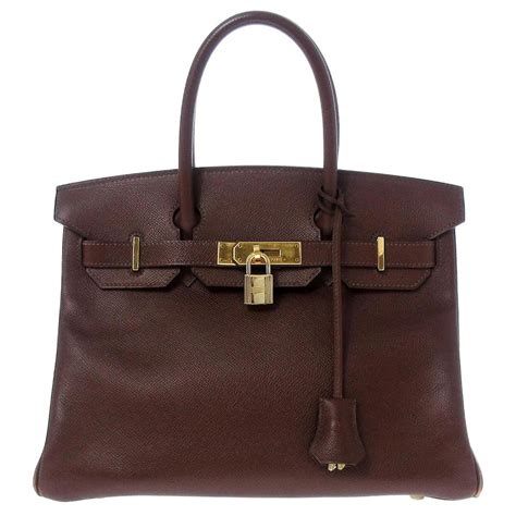 Herm S Hermes Birkin Braun Leder Ref Joli Closet