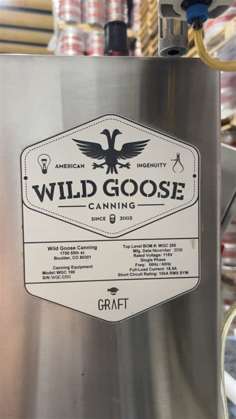 Wild Goose 4 Head Evolution Canning Line ProBrewer