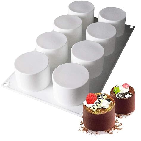 Amazon Afinsea Tall Cylinder Silicone Molds For Baking Mousse Cake