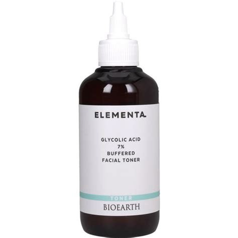 Bioearth Elementa Glycolic Acid Buffered Facial Toner Ml Ecco