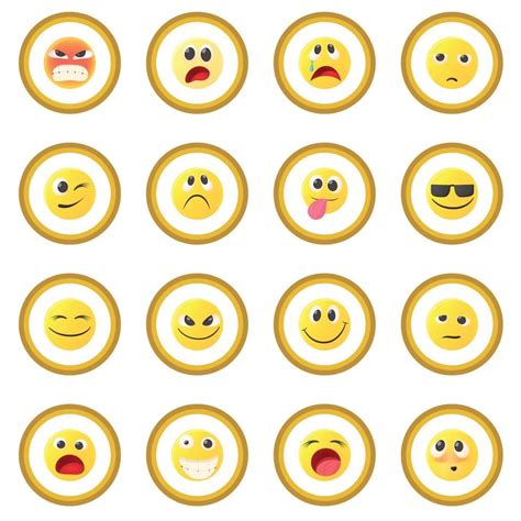 Emoticon icon circle 9031765 Vector Art at Vecteezy