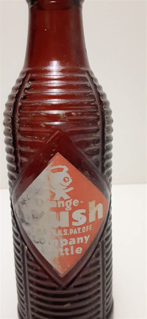 1949 Vintage Orange Crush Soda Bottle Etsy