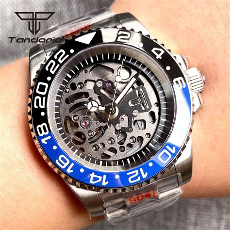 Tandorio Reloj De Pulsera NH72 Para Hombre Cron Grafo Con Movimiento