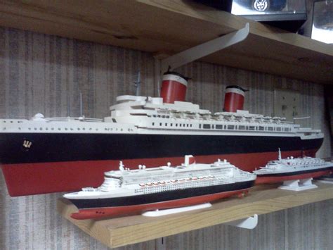 Gallery Pictures Glencoe Ss United States Ocean Liner Plastic Model