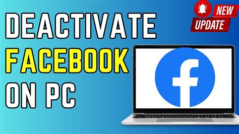 How To Deactivate Facebook Account On PC 2023 New Update YouTube