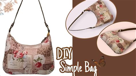 Diy Cara Membuat Tas Simple Bag Tutorial Pattern Youtube