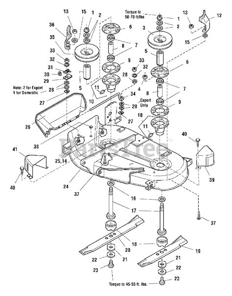 Simplicity Lawn Mower Deck