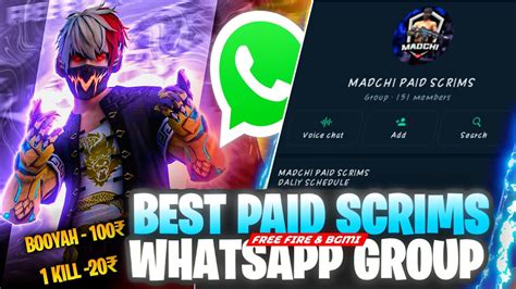 Best Tournament Whatsapp Group For Free Fire Best Trusted Paid