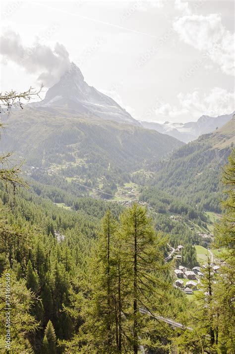 Foto De Zermatt Dorf Bergdorf Alpen Matterhorn Wallis Schweizer