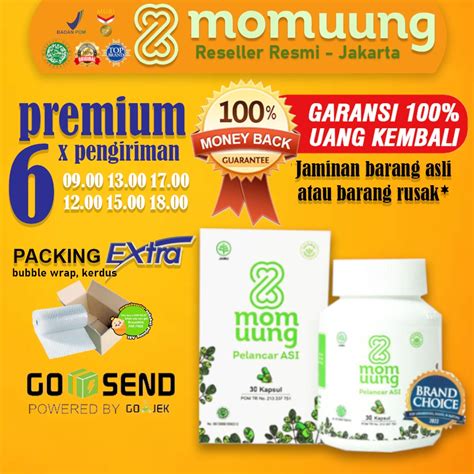 Jual Mom Uung Momuung Pelancar Asi 60 30 Kapsul Kelorcap Kelor Kapsul