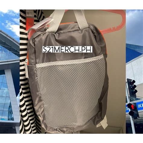 S21 Ikea Genuine Pivring Backpack Light Gray 24x8x34 Cm9l Shopee