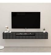 Amazon Bixiaomei Floating Tv Stand With Led Lights Wall