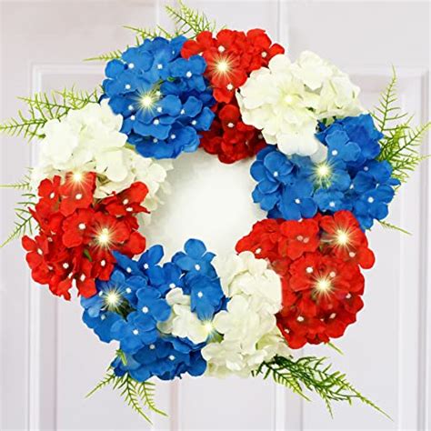 Introducing The Most Festive Fourth Of July Wreaths Red White And