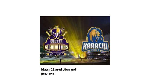 Cricket Match Predictions Quetta Gladiators Vs Lahore Qalandars Psl