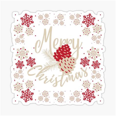 " Beautiful Pine Cone -Christmas Day 2023" Sticker for Sale by Mayna30 | Redbubble