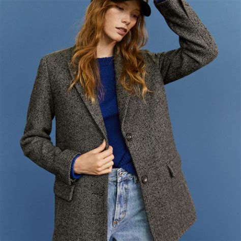 Textured Wool Blazer Hiru